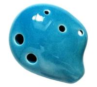 Ocarinas Portable Mini 6 Hole Ceramic Ocarina Soprano C Ocarina Playing Instrument for Kids Student Beginner Birthday Gift Home Decoration