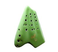 Ocarinas Three-Pipe Ocarina Mid-Tone C 21-Hole High-end Exquisite Ocarina for Beginners Professional Musical Instrument Birthday Gift Classic(Green)