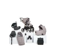 Ocarro 2 Pushchair Bundle with Cybex Cloud T Car Seat & Base (8 Pieces) - Moonstone Grey Moonstone Grey
