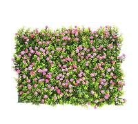 Ocastuted Artificial Grass Wall Panels, Artificial Flower Wall Covering, Artificial Lawn Miniature Square Artificial Grass, Artificial Green Grass Square Lawn Plant Home Walls Decoration