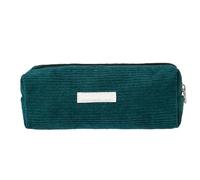 Ocastuted Corduroy Pencil Case, Pencil Organizer Pouch, Large Pen Bag Stationery Pouch, Portable Makeup Bag, Solid Color, for Teenage Boys Girls School College