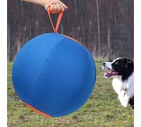 Ocastuted Inflatable Ball Dog Toy, Large Herding Ball For Border Collies, Inflatable Dog Balls With Handle Strap, Zippered Pet Large Balls Toy, Dogs Enrichment Toys For Playing