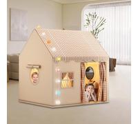 Ocastuted Playhouse Kids Indoor, Girls Play Tent With Lights, Princess Castle Play Tent, Indoor & Outdoor Princess House, & Outdoor Washable Teepee For Toddler