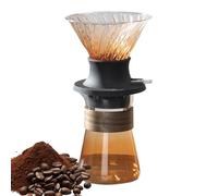 Ocastuted Pour-Over Coffee Maker Set,Drip Brew Pour Over Coffee Maker - Quick Filtration Easy Extraction Detachable Tool for Home Husband Father Mother Girlfriend Boyfriend