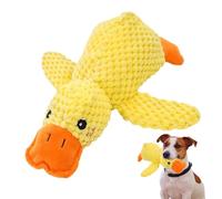 Ocastuted The Mellow Dog Calming Duck Dog Toy, Ducks Interactive Dogs Toy, Plush Dogs Toys With Squeaker, Comforting Sound Toys For Busy Dogg Teething, Yellow Duck For Cat