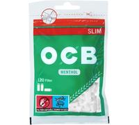 OCB 17626 Menthol Slim Filter 6 mm-9600-10 Bags of 120 Pieces, Paper