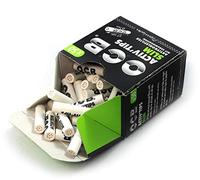 OCB ActivTips Slim 7mm Activated Carbon Filters with Ceramic Caps, Pack of 50, Silver, Small