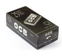 OCB Black Premium double booklet of short rolling papers. Ten double packs.