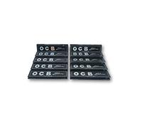 OCB Black Premium King Size Slim Rolling Papers Cigarette Papers Smoking Papers Pack of 10 Booklets from Sudesh Enterprises