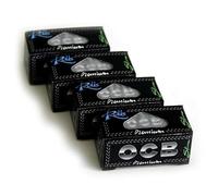 OCB Black Premium Slim 5m Rolls - 4 Pack | Ultra Thin, Slow Burning Rolling Paper for a Smooth and Even Burn | Premium Quality, Easy to Roll | Perfect for Hand Rolling Tobacco | Made in France