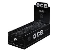 OCB Cigarette Paper 15509 Premium Short Number 4 25 Packets 100 Sheets Short, Black