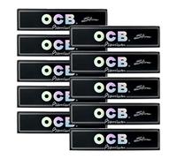 OCB Ocb Premium Slim Black Rolling Papers 10 Booklets