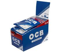 OCB Slim 6 mm 10 x Bags of 120 Filters, Diameter Practical, resealable Bags, 10 per Box