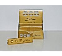 OCB Slim Gold Long Papers 5 Booklets of 32 Papers