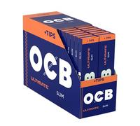 OCB Ultimate Connoisseur King Size Rolling Papers with Tips, Premium, 32 Booklets
