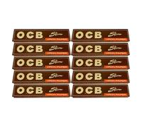 OCB 15437 VIRGIN King Size Slim UNBLEACHED Rolling paper - 1 box