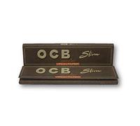 OCB Virgin Unbleached King Size Slim Rolling Papers Cigarette Papers Smoking Papers Pack of 2 Booklets from Sudesh Enterprises