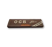 OCB Virgin Unbleached King Size Slim Rolling Papers + Filter Tips Cigarette Papers Smoking Papers Pack of 1 Booklet from Sudesh Enterprises