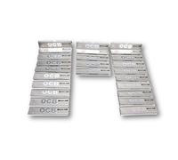 OCB X-PERT Slimfit King Size Slim Rolling Papers Cigarette Papers Smoking Papers Pack of 25 Booklets from Sudesh Enterprises