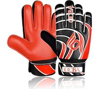 OCBA Goalkeeper Gloves with Super Grip Latex Having Shock Absorption Padding To Protect Palms and Fingers, Goalie Gloves Available In Bright Eye-Catching Colors
