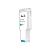 OCBESTJET Compatible Ink Cartridge Compatible With 745 With Pigment Ink And Chip Compatible With DesignJet Z2600 Z5600 Printer Available In 6 Colors(Cyan)