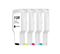OCBESTJET Compatible Ink Cartridge Compatible With Designjet T850 T950 Printers 300ML Per Unit