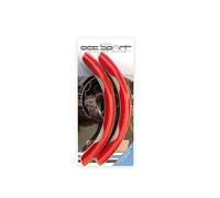 OCC MOTORSPORT STEERING WHEEL COVER 2 PIECES - CAR STEERING WHEEL COVER RED COLOUR