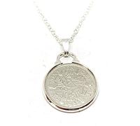 OCC Old Coin Cufflinks Cinch Pendant 1931 Lucky sixpence 95th Birthday plus a Sterling Silver 18in Chain