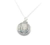 OCC Old Coin Cufflinks Solid Cinch Pendant 1939 Lucky Irish sixpence 86th Birthday plus a Sterling Silver 18in Chain slv