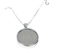 OCC Old Coin Cufflinks Solid Pendant 1965 61st gift Birthday Sixpence plus 18in Sterling Silver Chain SLV