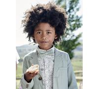 Occasion Wear Cotton/Linen Jacket for Boys sage green