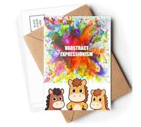 Occasional Improvisation Action Postcards Envelopes Cards Mailing Year Horse