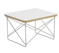 Occasional LTR Side Table HPL WHITE / STAINLESS STEEL Vitra SINGLE PIECES