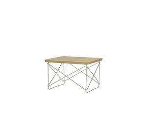 Occasional Table LTR Bedside Table/Side Table Natural Chestnut/Stainless Steel