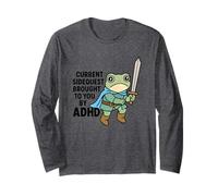 Occasionally Brave Frog Ready For Adventure Long Sleeve T-Shirt