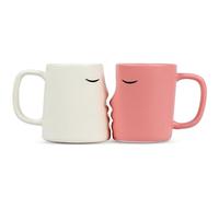 Occasionals Kissing Couple Mug Set, Wedding present for Couples, Engagement Gift, Valentines Day, Cute Matching Couple Coffee Cups Bride and Groom Husband and Wife, His and Hers, Mr and Mrs