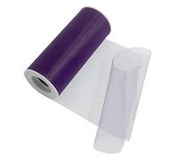 Occasions Mesh Net Organza Tulle Roll, 23m x 15cm, Plum