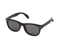 OCCH. SOLE BAMB. PLAST. S8196 C.11 NERO LUC./FUMO *3P Kid Sunglasses Plastic Black Grey Round Polarized