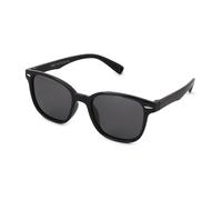 OCCH. SOLE BAMB. PLAST. S8222 C.11 NERO LUC./FUMO *3P Kid Sunglasses Plastic Black Grey Squared Polarized