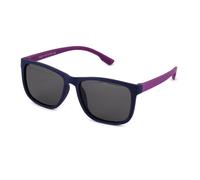 OCCH. SOLE BAMB. PLAST. S8224 C.26 BLU SCURO OP-VIOLA/FUMO *3P Kid Sunglasses Plastic Blue Grey Wraparound Polarized