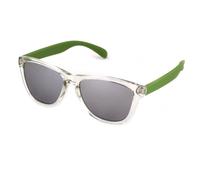 OCCH. SOLE BAMB. PLAST. TK0912 C.04 TRASP. L./ARG. SPEC. *3P Kid Sunglasses Plastic Transparent Silver Butterfly Polarized Mirror