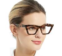 OCCI CHIARI Women's Reading Glasses 4.0 Stylish Cat Eye Readers Women Glasses for Reading Sturdy Hinge (Brown, 4)