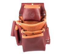 Occidental Leather 5062LH 4-Pouch Left Hand Tool Bag, Brown