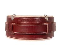 Occidental Leather Stronghold Comfort Belt System - Large, OxyRed - Wide 5” Belt for More Back Support - Heavy-Duty Buckles & Belt Loops to Minimize Bag Sliding - Made in USA