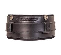 Occidental Leather Stronghold Comfort Belt System - Small, Black - Wide 5” Belt for More Back Support - Heavy-Duty Buckles & Belt Loops to Minimize Bag Sliding - Made in USA