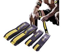Occlusion Bands, 4 Pack (2 Bicep, 2 Leg), Comfortable Elastic for Blood Flow Restriction Training and Fast Muscle Growth Without Lifting Heavy Weights