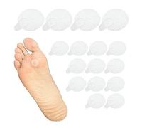 Occlusive Patches for Warts 16 Pieces with Salicylic Acid - 4pcs x 19 mm + 12 pcs x 12 mm - Safe Removal and Skin Protection, Also Suitable for Leeks