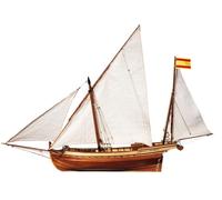 OcCre 1/70 Scale Felucca San Juan Sail Boat Model Kit