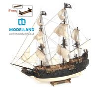 OcCre 12012 Black Swan Wooden Model Ship Kit 1:75 Scale Pirate Ship