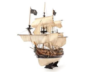 Occre 12015 Royal Fortune Wooden Pirate Ship Model Kit, 1/65 Scale, 642x285x563mm, Lime Wood